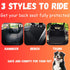 Hammock Doggie World Dog Car Seat Cover for Back Seat for Cars & SUVs - Durable Pet Car Seat Cover Backseat Protector