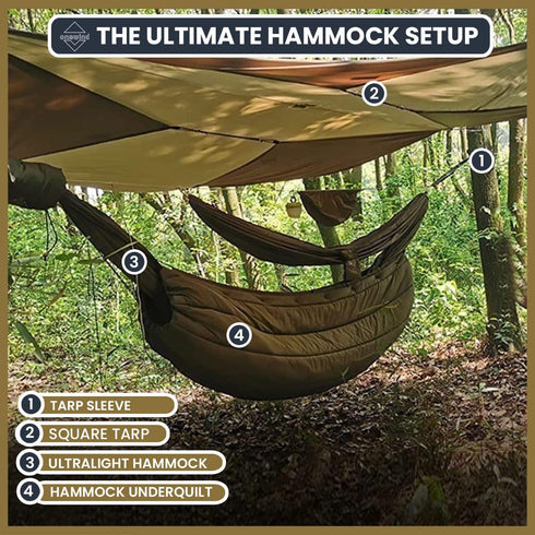 Onewind Versatile Gear Sling or Backpack Rain Cover, Ultralight Waterproof Hammock Storage for Backpack, Clothes, Food