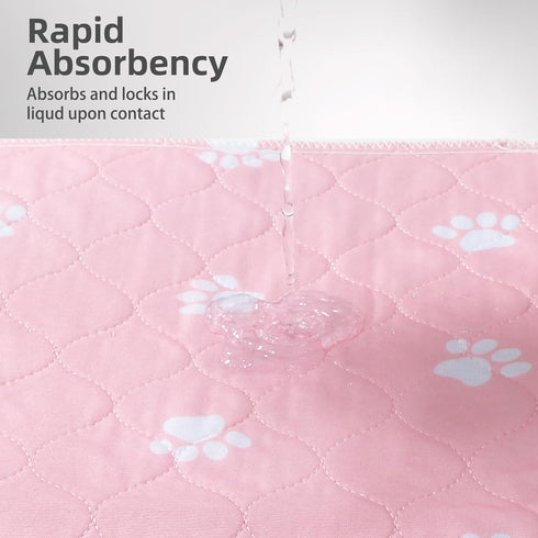 48x60 Inch (Pack 2)) PUPTECK Washable Pee Pads for Dogs - Waterproof Reusable Puppy Potty Training Pads Whelping Mat