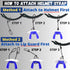 3D Oral Mart Flag Football Mouth Guard with LipFit Design for Kids - Youth Tackle Football Mouthguard (No Boil) Cool