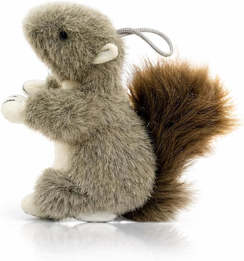 Vaulted Skulls & Co Squirrel Dog Toy w/ Squeaker | Plush Squirrels Dogs Toys | Stuffed