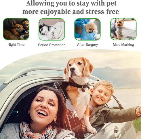 100ct Dog Diaper Liners Booster Pads, Disposable Dog Diapers Inserts Male Female for Washable Doggie Belly Bands Wraps