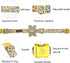 Elegant Little Tail Fall Dog Collar with Flower, Halloween Plaid Pet Collar for X-Small Dogs, Holiday