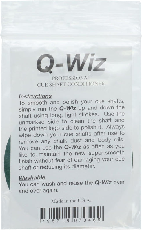 Q-Wiz Shaft Cleaner & Burnisher