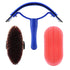 10 Set Cryfokt Pcs Leather Horse Grooming Kit, Horse Brush for, Horse Tack Room Equipment, Lightweight and Portable