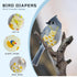4 Pcs Bird Diaper Parrot Nappy Reusable Flight Suit with Waterproof Inner for Parakeet Cockatiel Mini Macaw Budgie