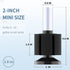 10 Pawfly Aquarium Sponge Filter, Small Fish Foam Filter with Tubing Suction Cup Check Valve Connector and Control