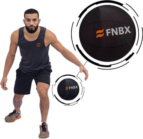 FNBX Dribble Cap Basketball Cover, Improves Ball Handling and Control, Stretchy Material for Most Basketballs