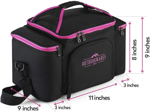 Outdoorwares Cooler Bag Women Insulated By Large Capacity Durable, To Keep Foods And Drinks In The Right Temperature