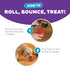 Outward Hound Lil' Snoop Interactive Treat Dispensing Dog Toy, Small, Red
