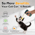 Plush Catnip Drill Toy for Cats Durable, Bite-Resistant Chew Toy Filled with Natural Catnip, Interactive Indoor Play