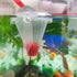 WEAVERBIRD 4PCS Aquarium Nematode Feeder, Live Blood Worm Plastic Cone Cup Shape Basket Feeder for Fish