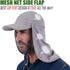 USHAKE Fishing Hat Sun Cap Baseball Cap with Face Neck Cover Flap