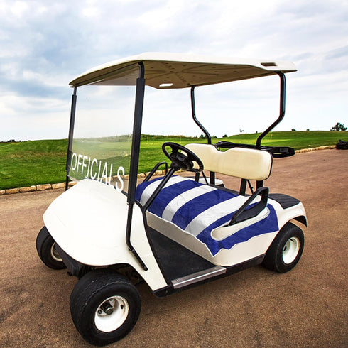 Golf Cart Seat Covers - Comfortable Seat Blanket and Towel for 2-Person Seats, Stay Cool Golf Cart Accessories
