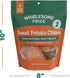 100% 8 oz Wholesome Pride Sweet Potato Chews All-Natural Single Ingredient Dog Treats