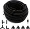 ALEGI 100 Feet 3/16 Inch Standard Aquarium Silicone Airline Tubing with Check Valves and Connectors