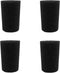 Ailindany 4PCS Pre Filter Sponge Rolls, Aquarium Filter Foam Sponge Compatible Accessories for Small Fish Tanks