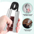 Grip Strength Trainer 4 Pack, 50LB-200LB Metal Hand Grip Strengthener, Non-Slip Heavy-Duty Forearm Exerciser