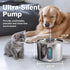 74oz/2.2L 4 4 Cat Water Fountain, Cat Fountain for Drinking - Pet Water Fountain Stainless Steel for Cats Inside