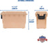 Sheffield 12627 Field Box, Pistol, Rifle, or Shotgun Ammo Storage Box, Tamper-Proof Locking Ammo Can, Water Resistant, Made in the U.S.A, Stackable, Tan by Sheffield