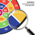 29" 20 3 4 5 6 7 8 9 10 11 12 TEMI Large Dart Board for Kids, Boys Toys Dartboards with Balls, Indoor and Outdoor Sport