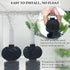 HITOP 2 Pack Mini Air-Powered Bio Sponge Filter, 4in Quiet Filter for up to 15 Gallon Fish Tank