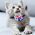 24PCS 4th of July Dog Bow Tie Collar - Adjustable Star Stripe Patriotic Pet Bow Tie for Independence Day