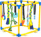 Puppy Play Gym with 8 Hanging Toys for Teething &Chewing, Interactive Activity