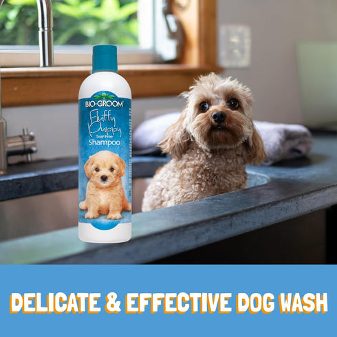 Set 12 Oz (1 Set) Bio-Groom Dog Shampoo and Conditioner - Tearless Shampoo for Dogs, Puppies & Cats, Moisturizing