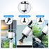 AQQA 8-in-1 Electric Fish Tank Cleaner, Aquarium Gravel Vacuum and Water Changer for Turtle Fish Tank