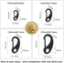 12Pack Carabiner Clips Spring Snap Hook Buckle Clasps for Flag Pole Clips, Marine Clips, Dog Leashes