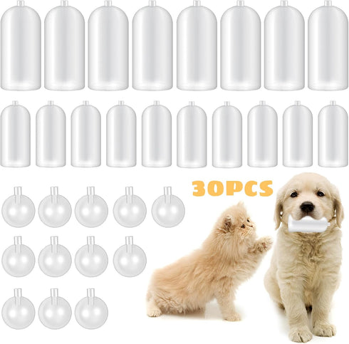 30 Pack Replacement Squeakers for Dog Toys, Plastic Squeakers for DIY Toy Accessories