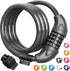 Titanker Bike Lock, 4 Feet Cable Lock, 1/2 Inch Resettable Combination with Mounting Bracket for Bicycles