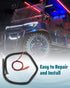 Daxabfuz D5 12V Add-On Power Harness Fit for Evolution Electric Golf Carts, for Golf Cart Underglow Lighting