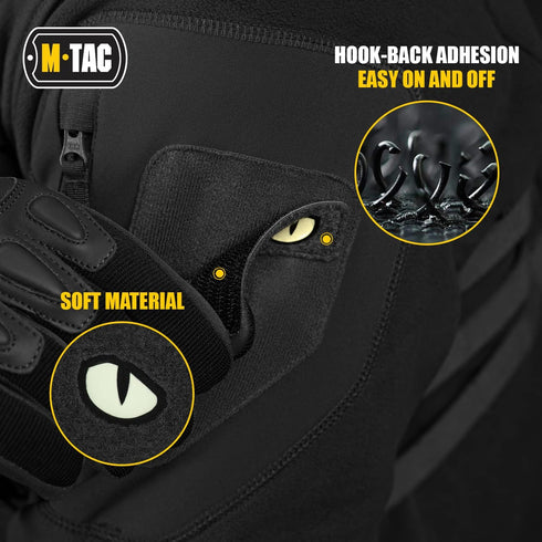 M-Tac Cat Eyes Soft Patch, Tactical Morale Patch for Military Gear, Army Combat Hook and Loop