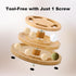 ZOMISIA Cat Ball Track Toy with Puzzle Top, Extra Large Wooden Cat Toys for Indoor Cats with Spinning Balls