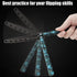 MORDEN MS Practice Finger Trainer Tool, Steel Metal Folding Balisong Tool with Latch for Training and Flipping Tricks