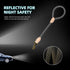 Mile High Life Short Dog Leash, 18 Inch Reflective Lead with Leather Tip for Large and Medium Dogs Training and Walking
