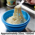 Mr. Peanut's Collapsible Silicone Camping Bowl with Lid & Foldable Fork for Outdoor Use