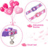 azuza 2 Pack Valentine's Day Cat Collar with Bell, Breakaway Collars with Cute Bowtie, Adjustable from 8"-12" (Cute