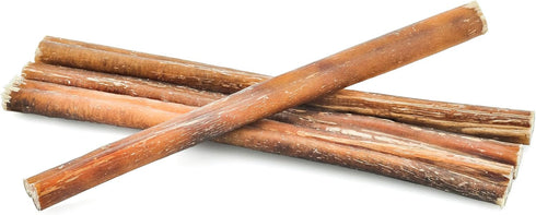 Barkworthies 12 Inch Odor-Free Bully Sticks - 3 Count (Pack of 1) - All-Natural Rawhide Alternative, Supports Dental