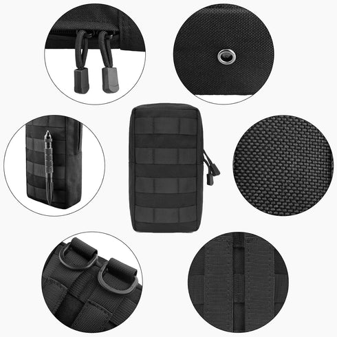 Tactical Cigarette Pouch TRIWONDER Molle Small Military Bag with Battery Cigarette Case and Lighter Slot