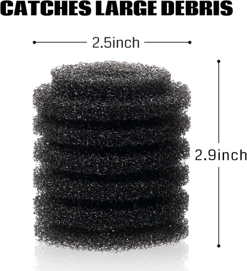 SainSmart 3 Pack Aquarium Filter Sponge - Biochemical Cotton Replacement Accessories