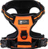 Dog Harness No-Pull Pet Harness - Adjustable Outdoor Vest for All Sized Dogs in Orange