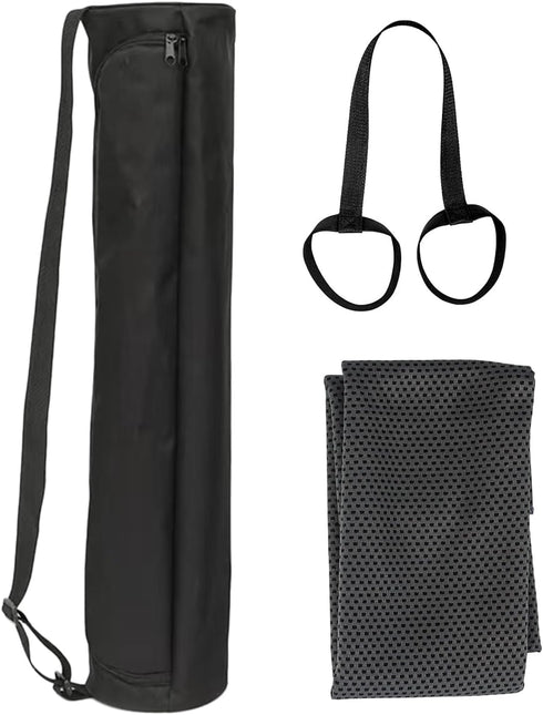 Yoga Mat Bag for Women & Men, Travel Yoga Gym Bag for 1/4" 1/3" Thick Exercise Yoga Mat, Fitness Mat Bag, Sport Mat