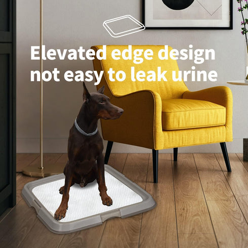 Pawise Pee Pad Holder for Puppy Pads, Training Tray, 23.5"x23.5"