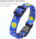 Adjustable Dog Collar for Medium Dogs, Cute Nylon Puppy Collar for Boys and Girls, Van Gogh Starry Night with Quick
