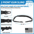 WarBull 2 Point Rifle Sling, QD Swivel Quick Adjust Gun Sling with HK Hook for Hunting