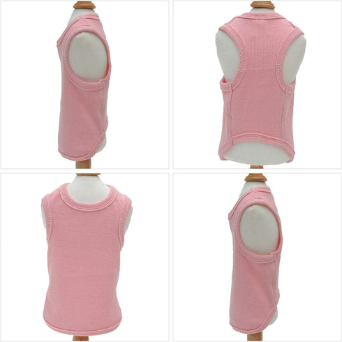 Lovelonglong 2019 Summer Pet Clothing, Dog Clothes Blank T-Shirts, Ribbed Tanks, Thread Vests for Large Medium Small