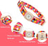 Lionheart glory Airtag Dog Collar for Large Dogs, Hearts Design with Airtag Holder, Adjustable Heavy-Duty Spring Collar
